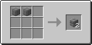 2 Stone or Nether Blocks = 2 Side-Cut Stone or Nether Blocks